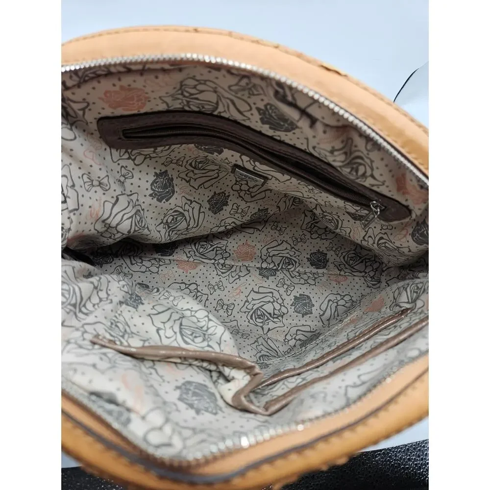 Guess by Marciano Women's Satchel‎ Purse Handbag Tan Brown EUC